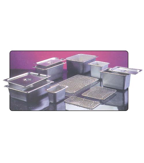 Stainless Steel Steam Table Pan Lid Flat Notched  for Full Size