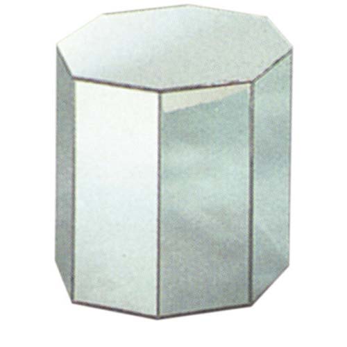 Mirror Octagon Boxes 12"dia x 12"H