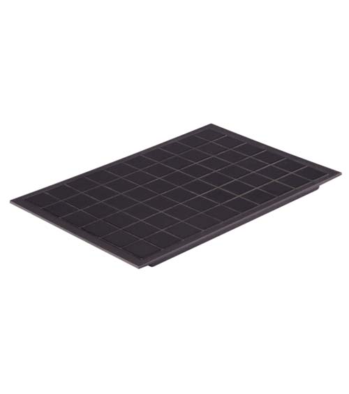 Zone Tile, 21-3/4"L x 13"W Black