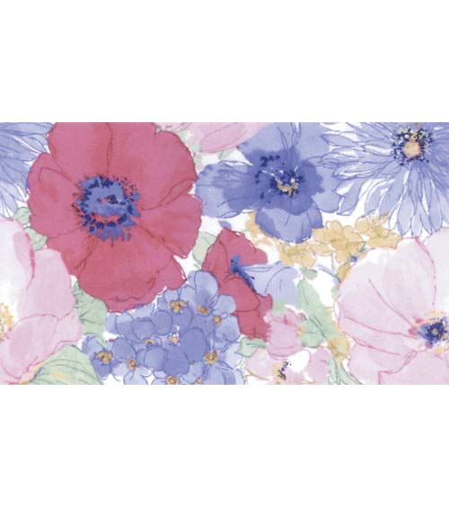 Designer French Bouquet Dinner Napkins 20" x 20'