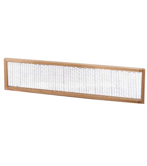 Wood Sign Frame with Wire Mesh Backing 48"L x 10"H