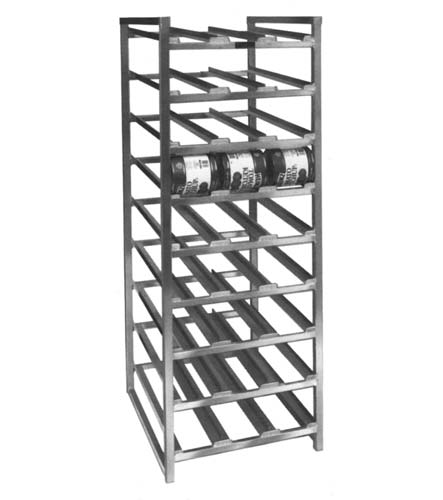 Can Storage Rack 25.5"L x 35.5"W x 76"H