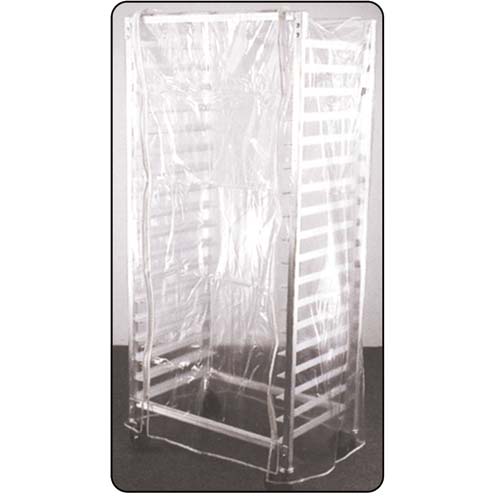 60532 Clear Vinyl Bakery Rack Cover - Side Load