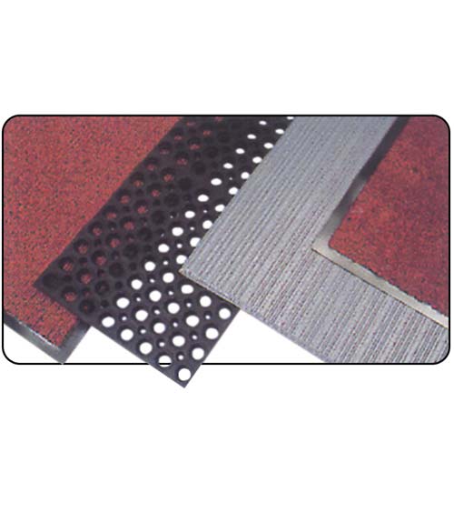 Work Safe Rubber Perforated Floor Matt 36"L x 36"W