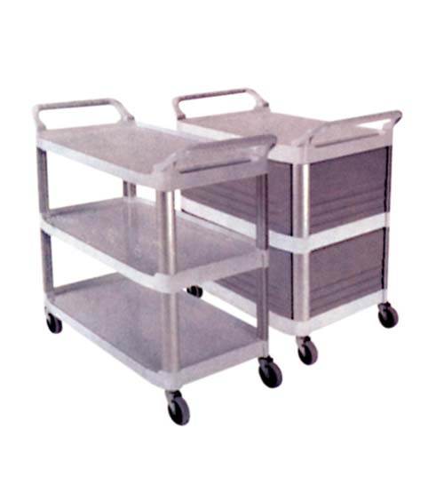 60818 Utility Cart with Three Sides Enclosed 40.5"L x 20"W x 38"H