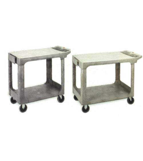 60819 Flat Shelf Utility Cart 38"L x 19.25"W x 33.25"H