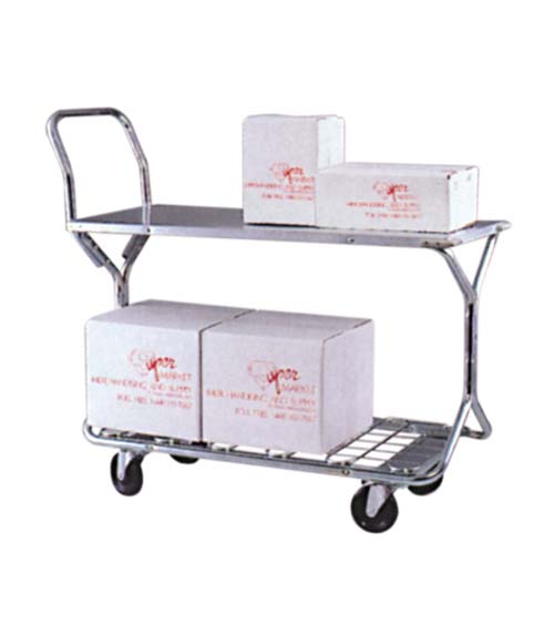 60836 Stocking Cart with Handle 44"L x 18.5"W x 38.5"H
