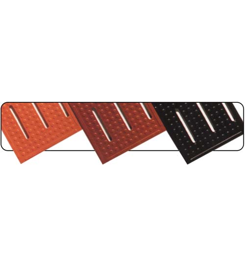 Safety Floor Mat with Slots 60"L x 48"W