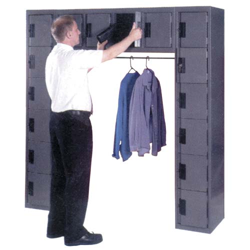 Sixteen Unit Lockers 69"L x 18"W x 72"H