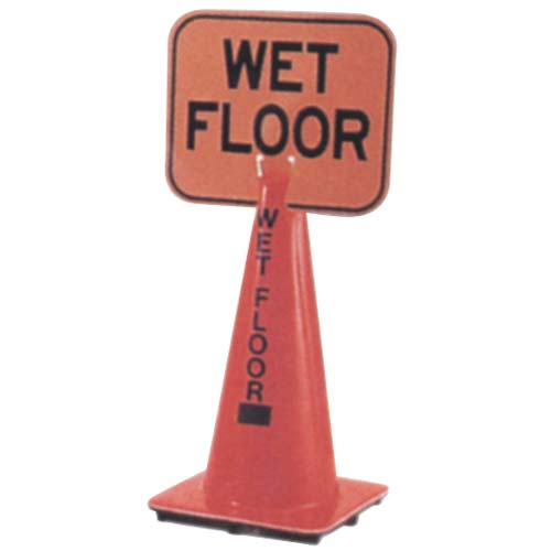 Floor Sign Set, "Wet Floor" Cone Style