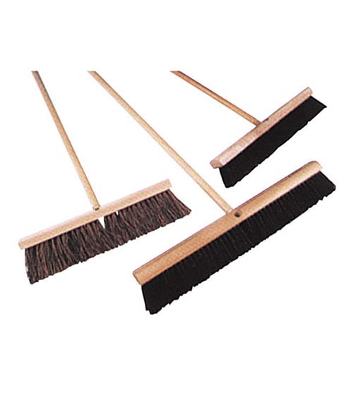 62388 Push Broom, Heavy Duty with Handle 24"W
