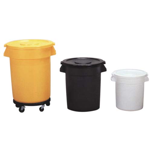 Trash Receptacle Accessory, Flat Top Lid for 44 Gallon