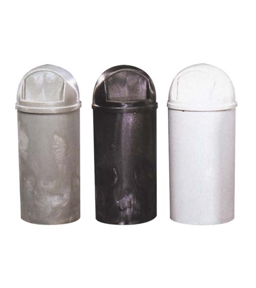 Trash Receptacle, Bullet Style 15 Gallon