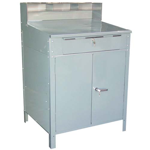 Enclosed Utility Desk 29L x 34.5W x 52H