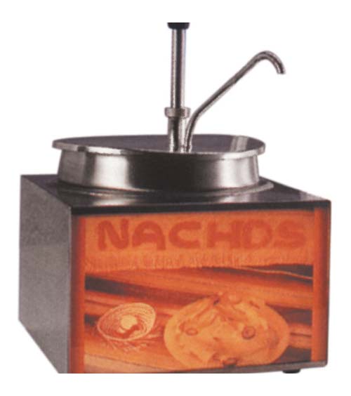 Nacho Cheese Warmer with Dispenser 3.5 Qt.