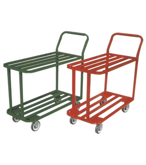 77206 Tubular Steel Stocking Cart 44"L x 18"W x 42"H