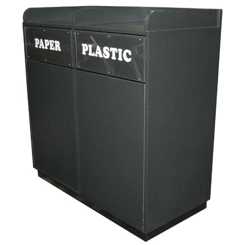 Recycling Bin 50.5"L x 24"W x 51.75"H