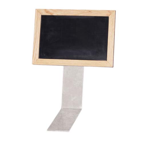 Chalkboard Wood Framed with Shovel Base 13"L x 10"W x 16"H
