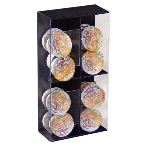 Small Condiments Shelf Display 7"L x 3.5"W x 15"H