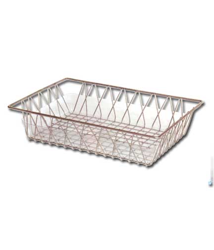 Rectangular Metal Wire Basket 18"L x 12"W x 4"H