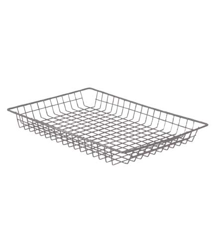 Chrome Wire Basket 10"L x 26"W x 2"H