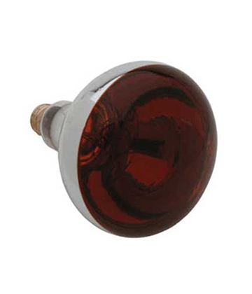 Red Heat Lamp Bulb