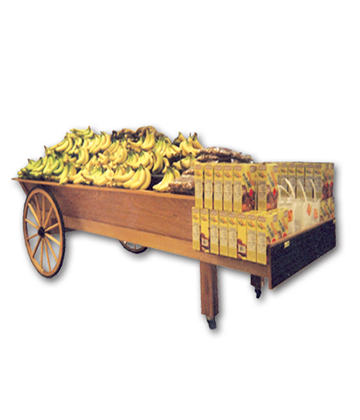 Rustic Banana Wagon 96"L x 36"W x 40"H