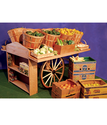 European Vegetable Cart  80"L x 36"W x 45"H