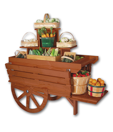 Small Veggie Cart 54"L x 30"W x 36"H