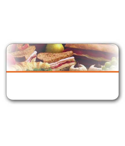 Self-Adhesive Sandwich Label BLANK 1.75"L x 1"H