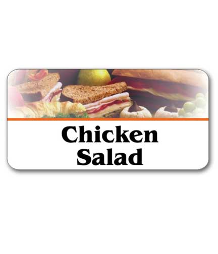 Self-Adhesive Sandwich Label CHICKEN SALAD 1.75"L x 1"H