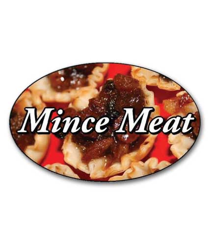 Self-Adhesive Label MINCE MEAT 2"L x 1.25"H