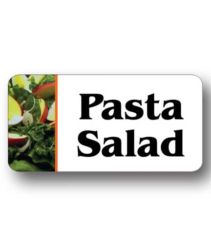 Self-Adhesive Deli Salad Label PASTA SALAD 1.75"L x 1"H