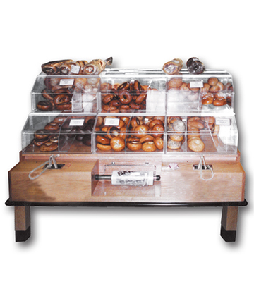 Bakery 2-Sided Self-Serve Display 61"L x 60"W x 52"H