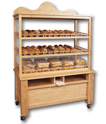 Self-Serve Bakery Case Display 60"L x 28"W x 84"H