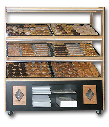 Bakery Self-Serve Display 54"L x 24"W x 60"H