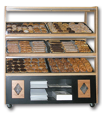 Bakery Smart is a self-service display for bakery products with blind sides