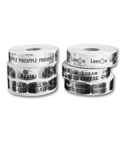 Silver Foil High Gloss Labels Assorted