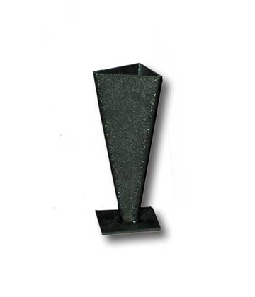 Slim Triangular Vase 10"H