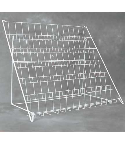 Space-Saver White Wire Counter Rack 29"L x 18"W x 23.5"H