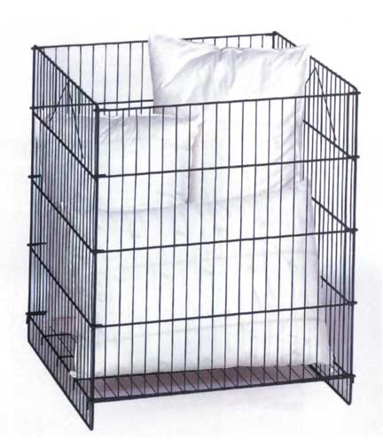 Square Wire Dump Bin 26"L x 26"W x 30"H