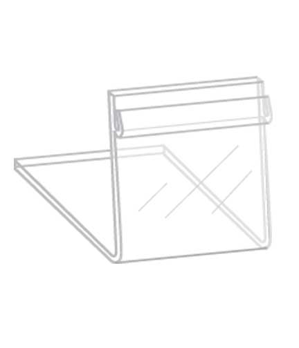 Clear Tag Easel 2"L x 2.5"W x 2.5"H