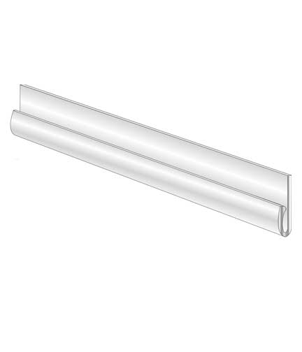 White Tag Holder Strip 48"L