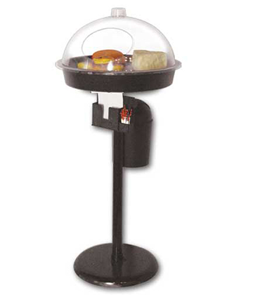 Pedestal Twist-N-Serve Covered Dome Sampler 15"Dia x 43"H