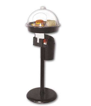 Pedestal Twist-N-Serve Covered Dome Sampler 10" Dia. x 43"