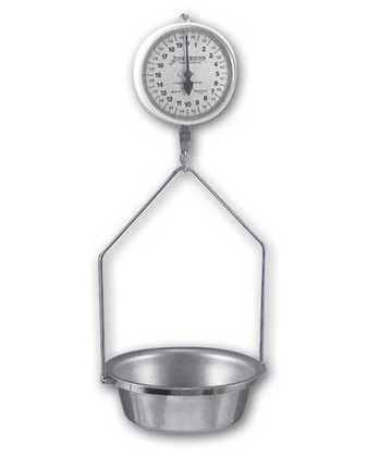 Stainless Steel Hanging Scale 9"Dia. Face