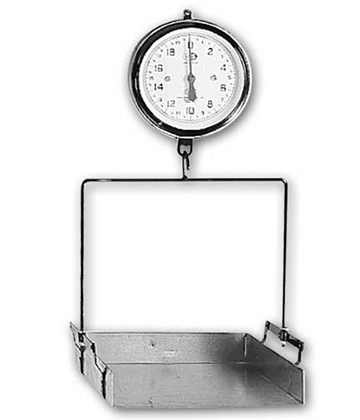 Vegetable Scale 9" Dial Face with Square Pan