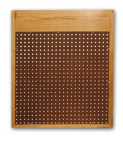 Wall Mount Pegboard 24"L x 24"W