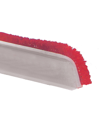 White Angled Divider with Red Parsley 14"L x 4.5"H