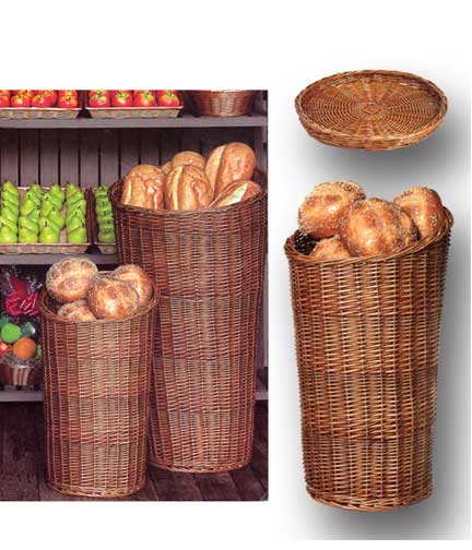 Willow Floor Basket 14" Dia. x 24"H